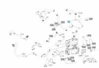 奔驰发动机OM936空气压缩机消音器A9361300107